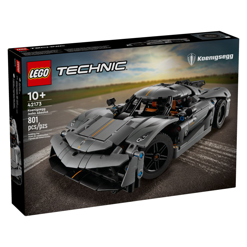 LEGO® 42173 Technic - Szary hipersamochód Koenigsegg Jesko Absolut