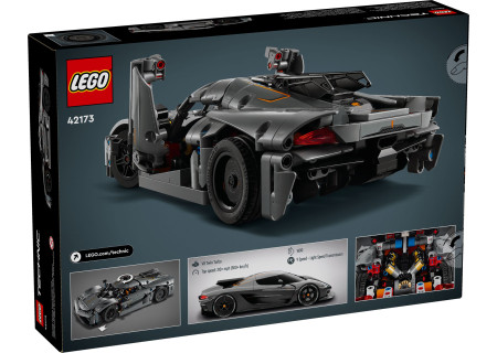 LEGO® 42173 Technic - Szary hipersamochód Koenigsegg Jesko Absolut