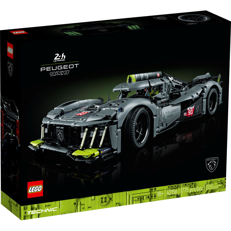 LEGO® 42156 Technic - PEUGEOT 9X8 24H Le Mans Hybrid Hypercar