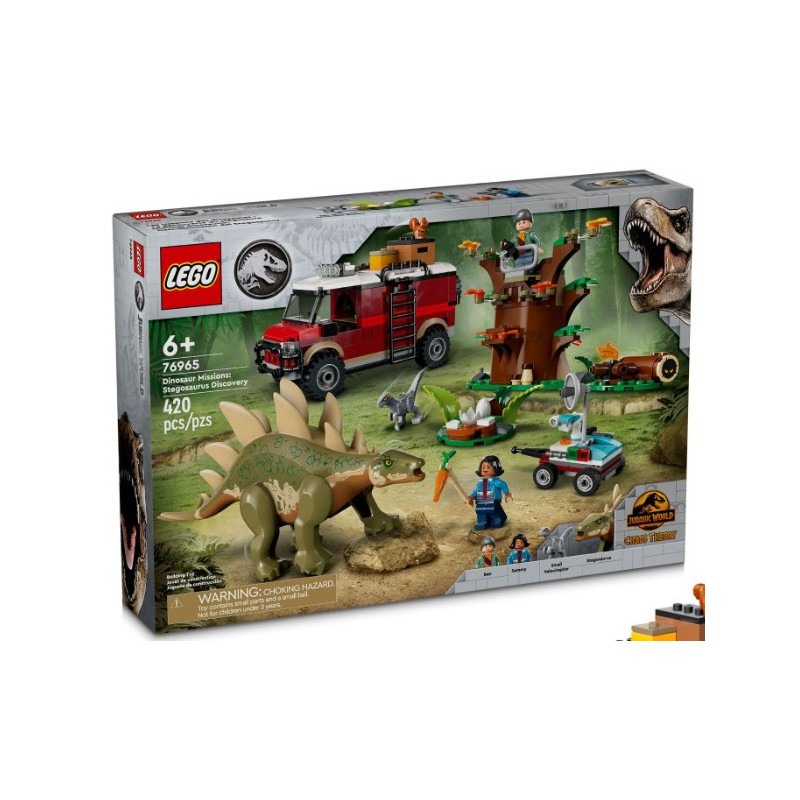 LEGO® 76965 Jurassic World - Dinomisje: odkrycie stegozaura