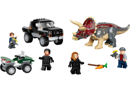 LEGO® 76950 Jurassic World - Triceratops i zasadzka z pick-upem