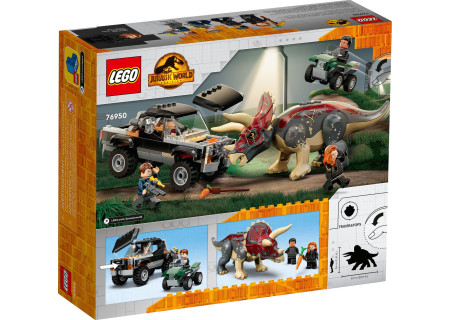 LEGO® 76950 Jurassic World - Triceratops i zasadzka z pick-upem
