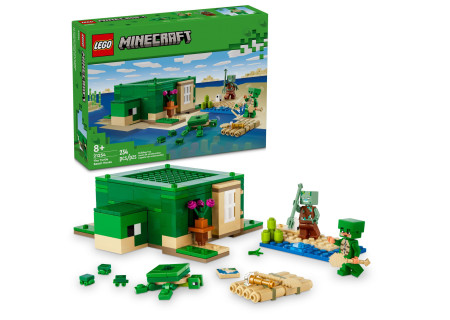 LEGO® 21254 Minecraft - Domek na plaży żółwi