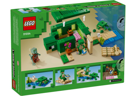 LEGO® 21254 Minecraft - Domek na plaży żółwi