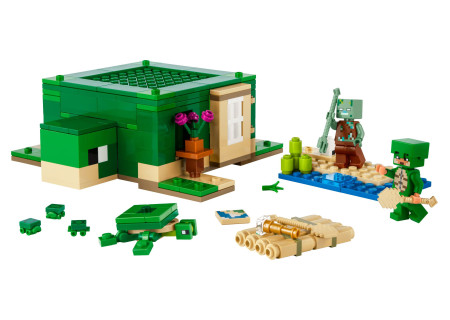 LEGO® 21254 Minecraft - Domek na plaży żółwi
