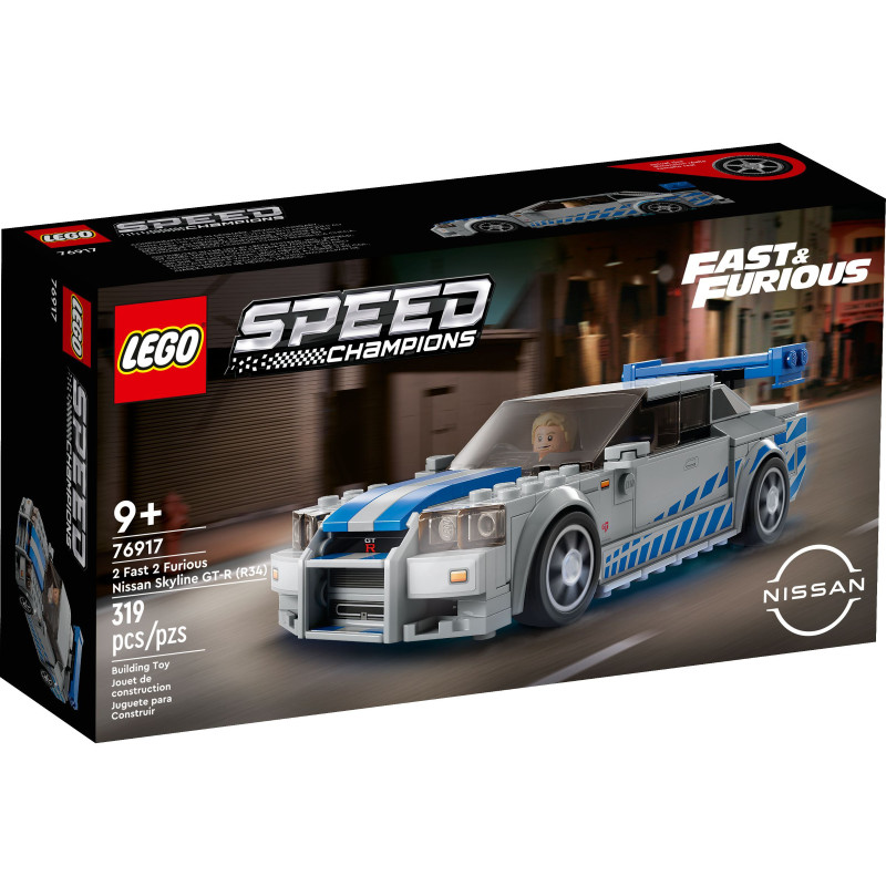 LEGO® 76917 Speed Champions - Nissan Skyline GT-R (R34) z filmu „Za szybcy, za wściekli”