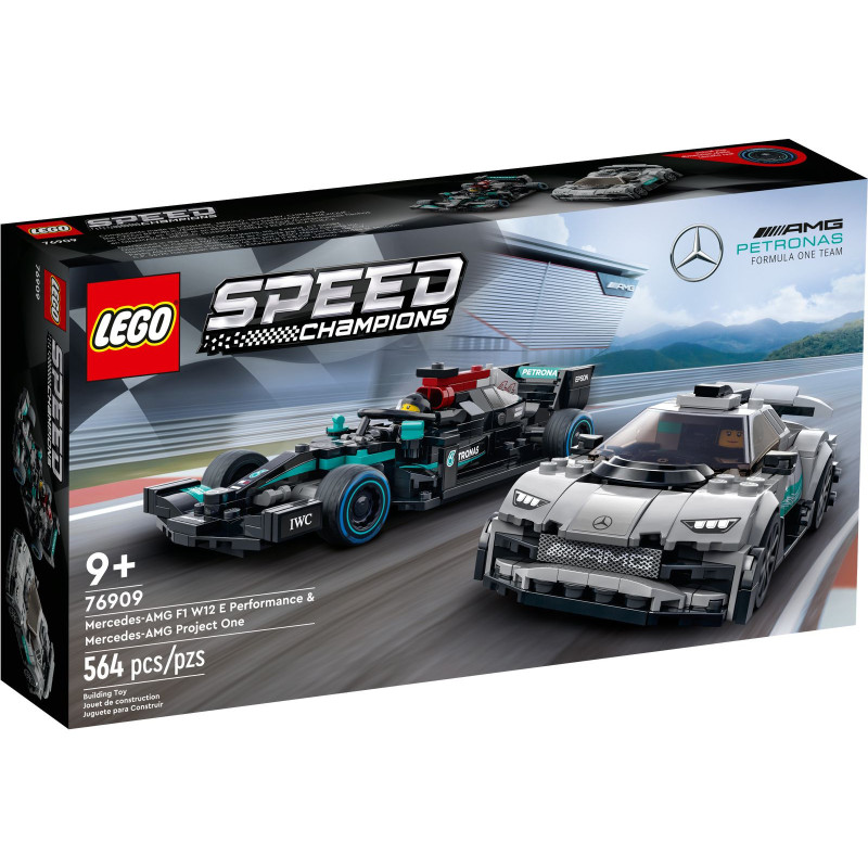 LEGO® 76909 Speed Champions - Mercedes-AMG F1 W12 E Performance i Mercedes-AMG ONE