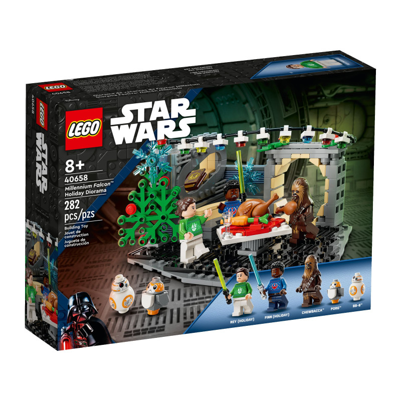 LEGO® 40658 Star Wars - Świąteczna diorama z Sokołem Millennium