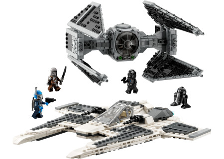 LEGO® 75348 Star Wars - Mandaloriański myśliwiec Fang Fighter kontra TIE Interceptor