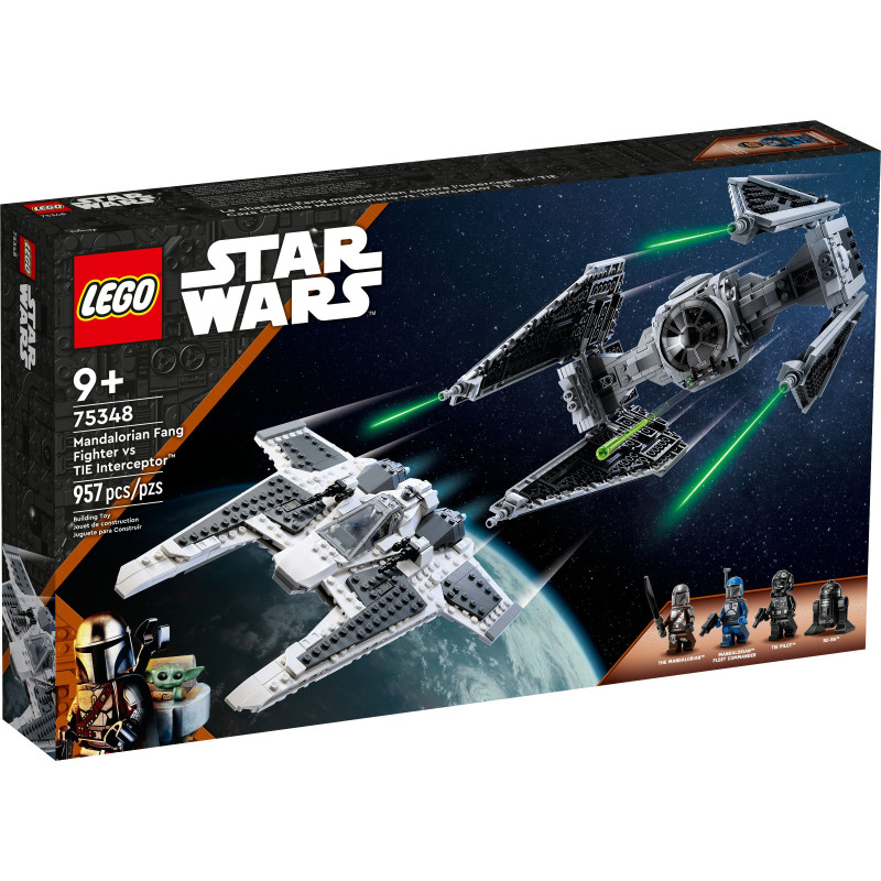 LEGO® 75348 Star Wars - Mandaloriański myśliwiec Fang Fighter kontra TIE Interceptor