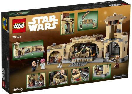 LEGO® 75326 Star Wars - Sala tronowa Boby Fetta