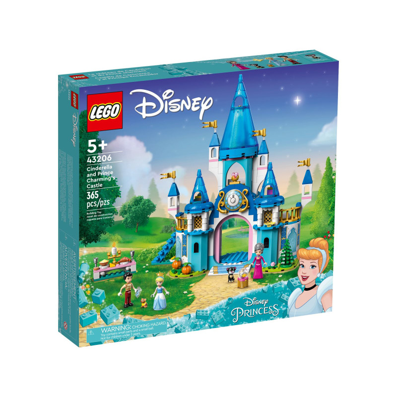 LEGO® 43206 Disney - Zamek Kopciuszka i Księcia z bajki