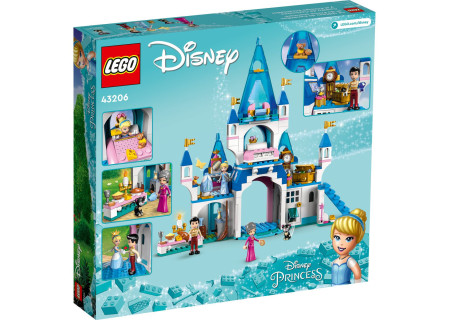 LEGO® 43206 Disney - Zamek Kopciuszka i Księcia z bajki