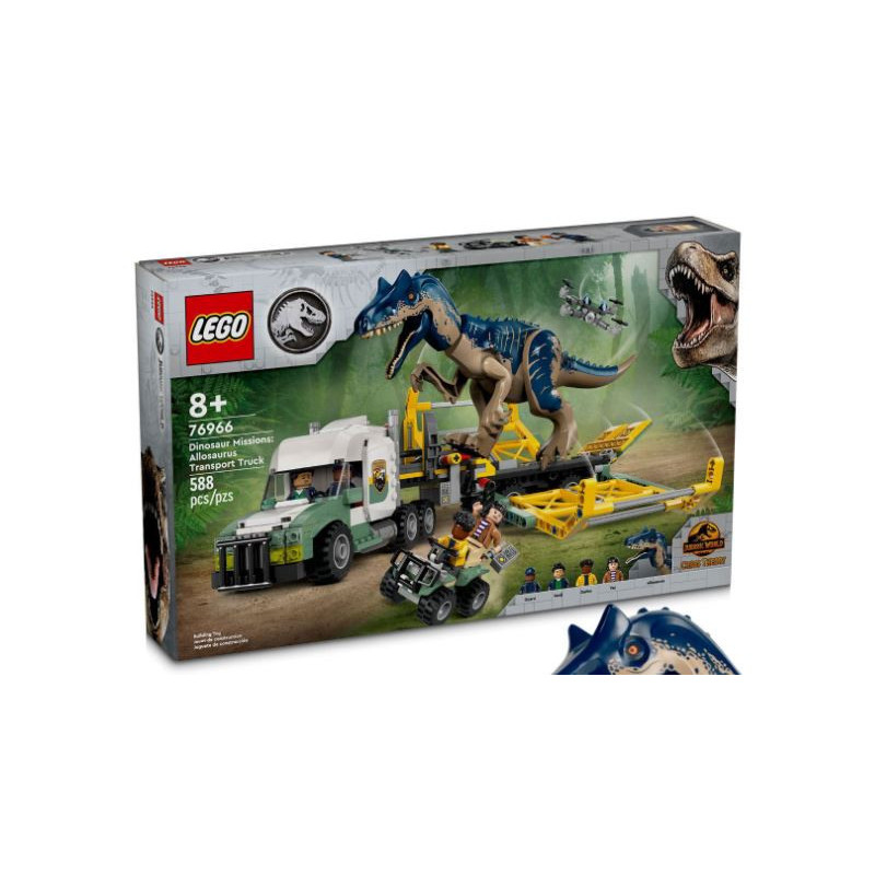 LEGO® 76966 Jurassic World - Dinomisje: ciężarówka do transportu allozaura