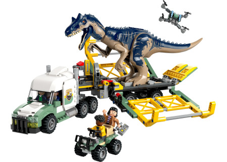 LEGO® 76966 Jurassic World - Dinomisje: ciężarówka do transportu allozaura