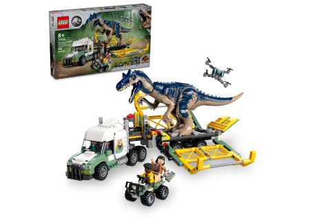 LEGO® 76966 Jurassic World - Dinomisje: ciężarówka do transportu allozaura