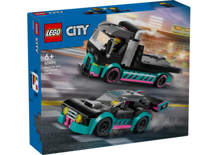 LEGO® 60406 City - Samochód wyścigowy i laweta