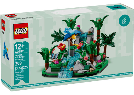 LEGO® 40782 Inne - Diorama z tropikalnym lasem deszczowym