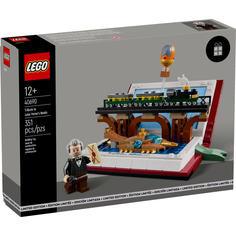 LEGO® 40690 Promocyjne - Hołd dla książek Julesa Verne’a