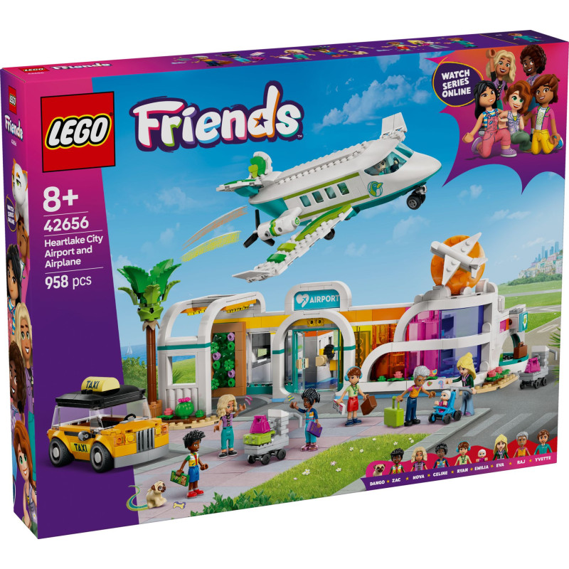 LEGO® 42656 Friends - Samolot i lotnisko w mieście Heartlake