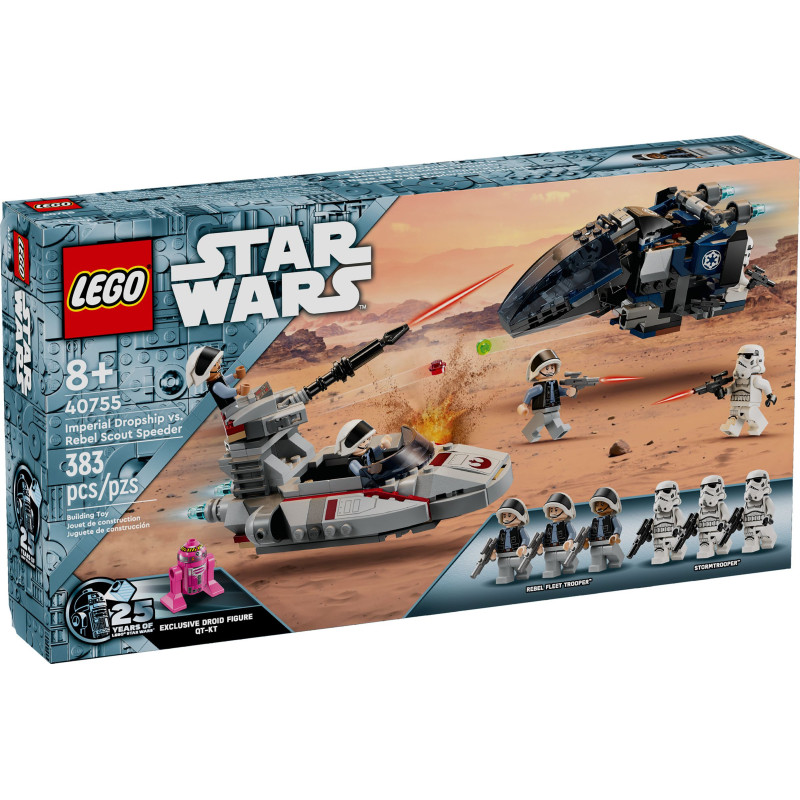 LEGO® 40755 Star Wars - Imperialny transportowiec kontra zwiadowczy śmigacz Rebelii