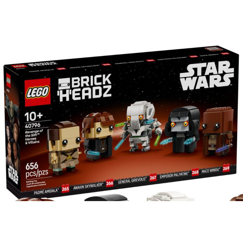 LEGO® 40796 BrickHeadz - Zemsta Sithów™ - bohaterowie i złoczyńcy