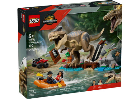 LEGO® 76975 Jurassic World - Ucieczka rzeką przed tyranozaurem