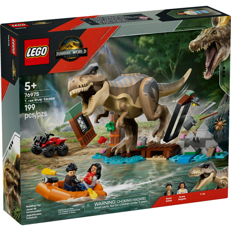 LEGO® 76975 Jurassic World - Ucieczka rzeką przed tyranozaurem
