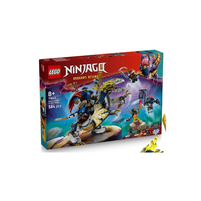 LEGO® 71843 Ninjago - Mech smoczego jeźdźca Rogue’a