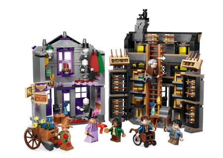 LEGO® 76439 Harry Potter - Sklepy Ollivandera i Madame Malkin