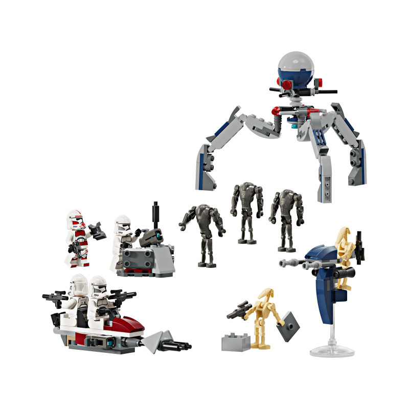 LEGO® 75372 Star Wars - Zestaw bitewny z żołnierzem armii klonów i droidem bojowym