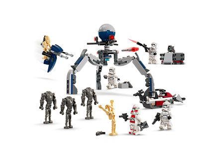 LEGO® 75372 Star Wars - Zestaw bitewny z żołnierzem armii klonów i droidem bojowym
