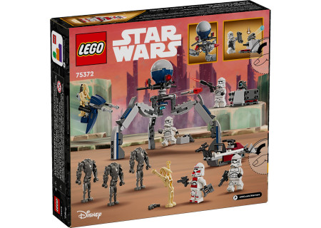 LEGO® 75372 Star Wars - Zestaw bitewny z żołnierzem armii klonów i droidem bojowym