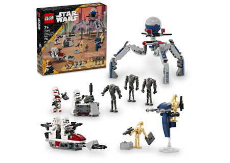 LEGO® 75372 Star Wars - Zestaw bitewny z żołnierzem armii klonów i droidem bojowym