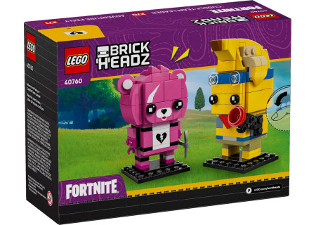 LEGO® 40760 BrickHeadz - Przygodowy Skórek z Tropików i Dowódczyni Drużyny Przytulanek