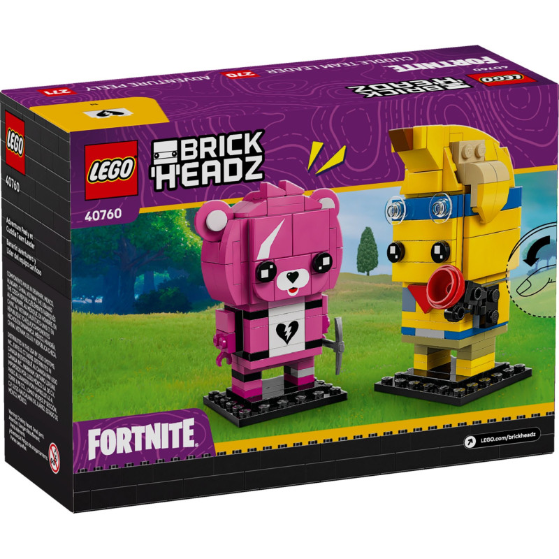 LEGO® 40760 BrickHeadz - Przygodowy Skórek z Tropików i Dowódczyni Drużyny Przytulanek