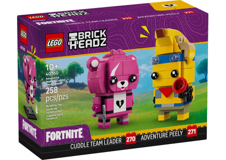 LEGO® 40760 BrickHeadz - Przygodowy Skórek z Tropików i Dowódczyni Drużyny Przytulanek