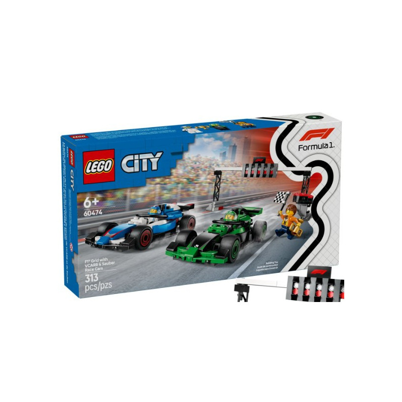 LEGO® 60474 City - Padok F1® z bolidami VCARB i Sauber