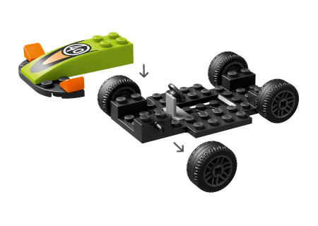 LEGO® 60399 City - Zielony samochód wyścigowy