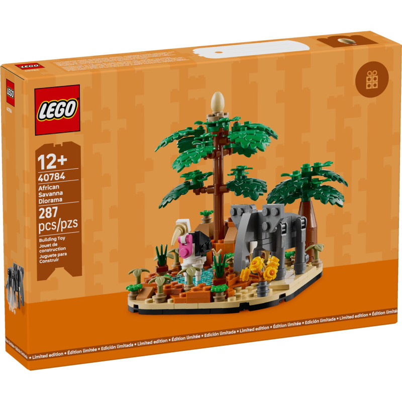 LEGO® 40784 Inne - Diorama z afrykańską sawanną