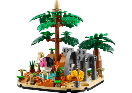 LEGO® 40784 Inne - Diorama z afrykańską sawanną