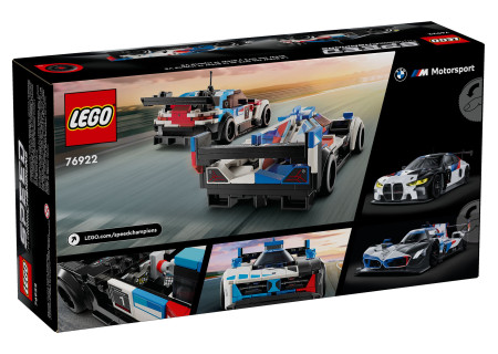 LEGO® 76922 Speed Champions - Samochody wyścigowe BMW M4 GT3 & BMW M Hybrid V8