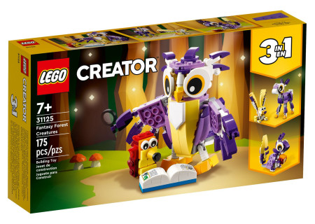 LEGO® 31125 Creator 3w1 - Fantastyczne leśne stworzenia