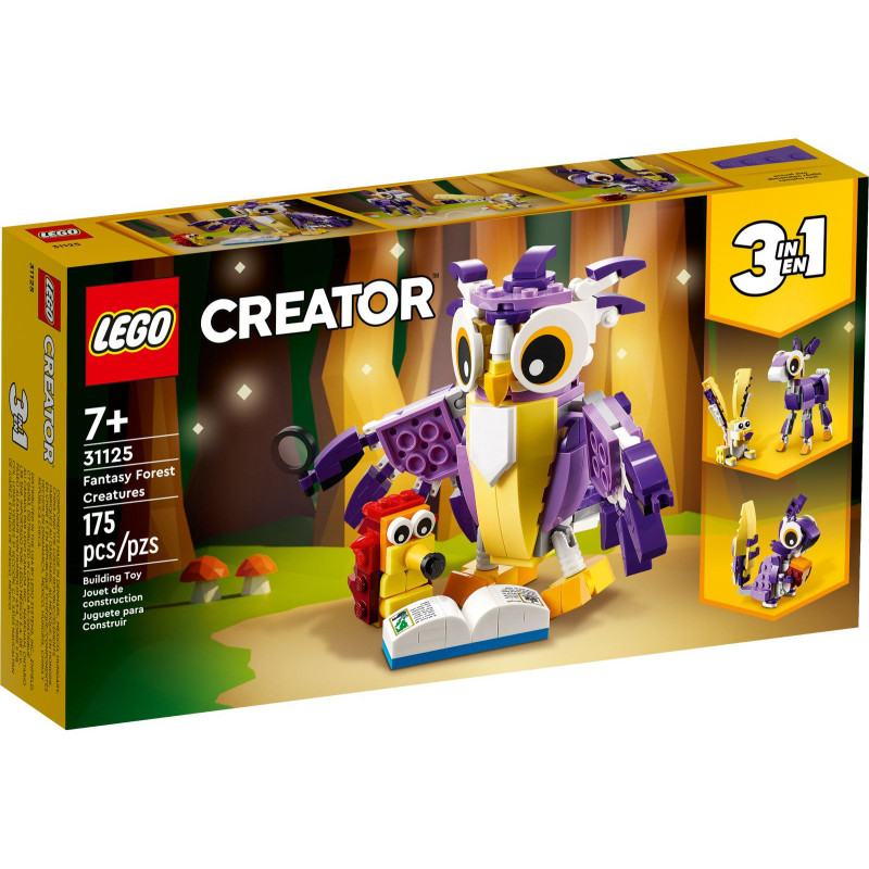 LEGO® 31125 Creator 3w1 - Fantastyczne leśne stworzenia