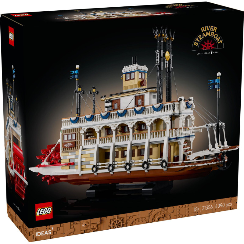 LEGO® 21356 Ideas - Parowiec rzeczny