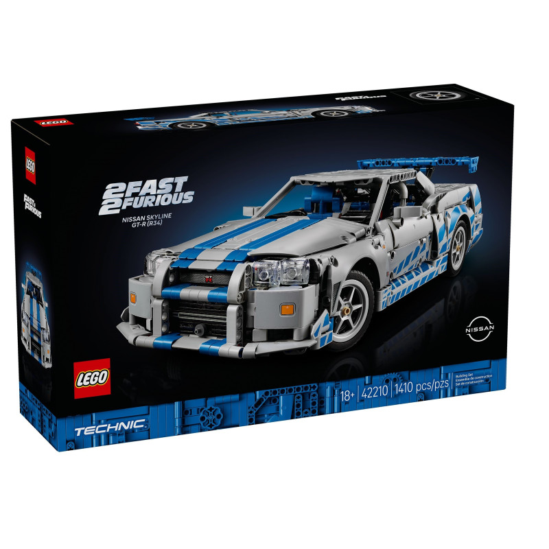 LEGO® 42210 Technic - Samochód Nissan Skyline GT-R (34) z filmu Za szybcy, za wscielki