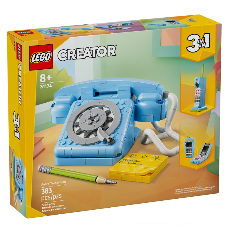 LEGO® 31174 Creator 3w1 - Telefon w stylu retro