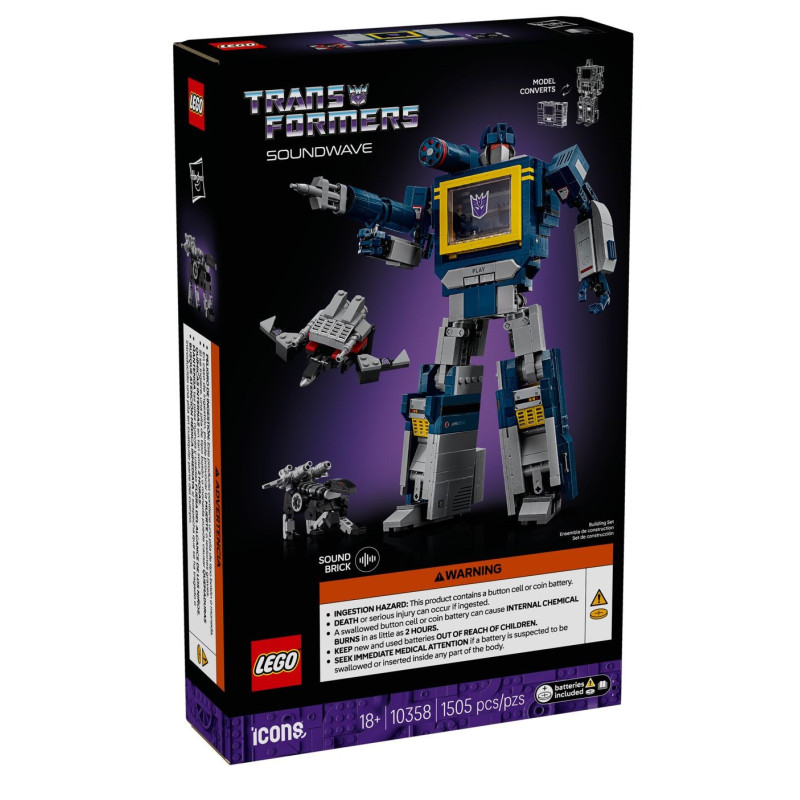 LEGO® 10358 ICONS - Transformers: Soundwave