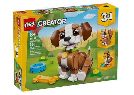 LEGO® 31382 Creator 3w1 - Urocze zwierzątka: psotny szczeniaczek
