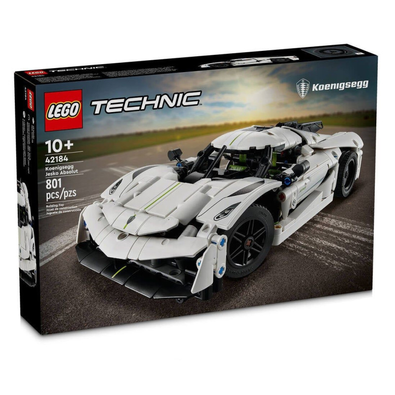 LEGO® 42184 Technic - Biały hipersamochód Koenigsegg Jesko Absolut